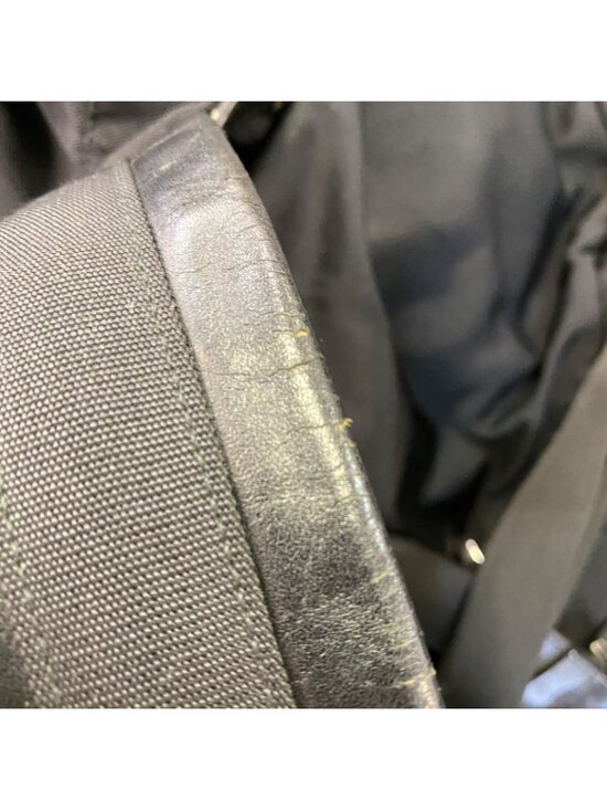 Gucci Nylon Leather Backpack Black